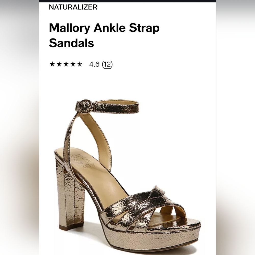 Naturalizer platform heels sz 10